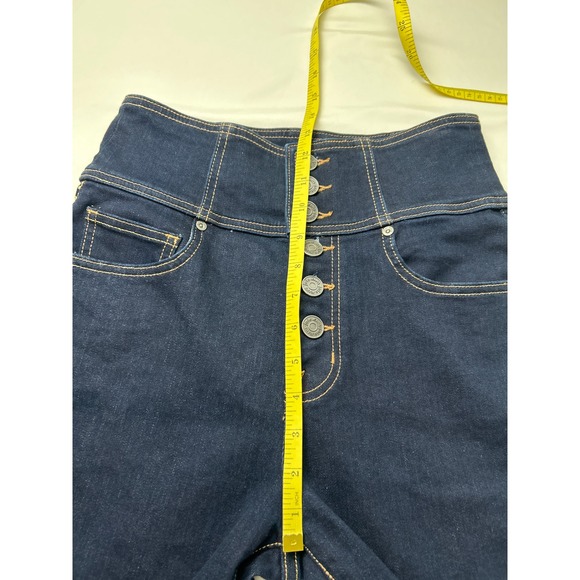Joie High Waisted Button Fly Dark Wash Denim Jeans Size 27/4 - Picture 8 of 10